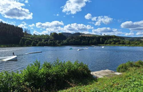 Ferienhaus 1000 Berge Winterberg Kamin & Whirlpool - Foto 34