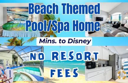 Beach Theme Vacation Pool Spa Home Mins to Disney - Foto 22