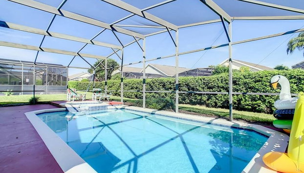 Family villa w pool, spa & game room - Foto 2, Habitación