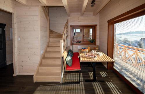 Houten Villa "ReisnaarPolen" Royaal ontbijt tevens Gluten Lactose vrij, Vega en diner mogelijk, sauna en Hottub - Foto 44