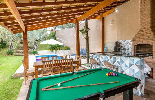 Atibaia com piscina, churrasqueira, sinuca, pingpong - Foto 27