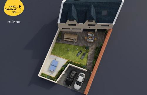 CHEZDAMDAM - la Zinguerie de la Plage - plage 300m, babyfoot, arcade, pingpong - Foto 29