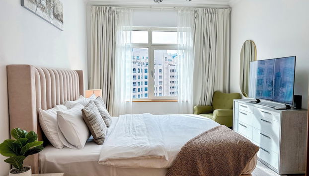 Bright 2BR Apartment with Garden View - Foto 2, Habitación