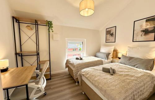 LIVA Stays - Henstedt Ulzburg - Nähe Hamburg & Flughafen - Nähe Bahnhof - Terrasse - Smart-TV - Foto 18