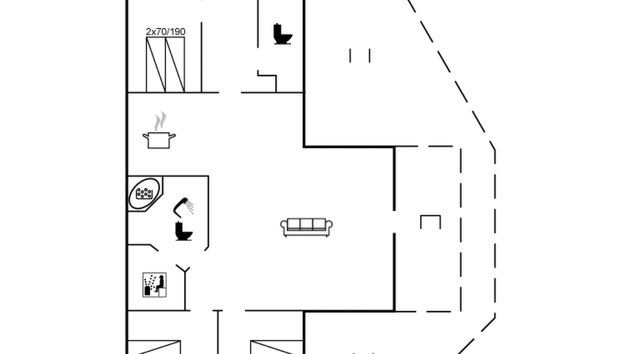 "Gundel" - 400m from the sea - Foto 2, Floorplan