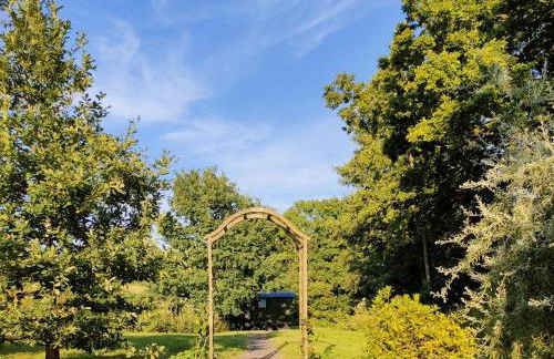 Charming tranquil Shepherds Hut with lakeside balcony 'Roach' - Foto 44