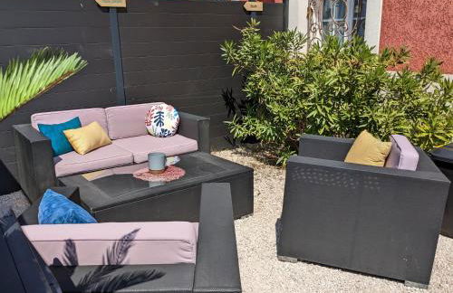 L'Instant Mer - Bord de Mer - Studio avec grand jardin à La Capte - Foto 4