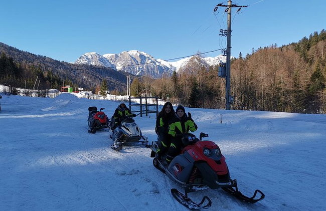 Passeio SnowMobiles em montanhas dos Cárpatos - Foto 5