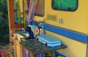 Roulotte individuelle dans le maquis Corse - Foto 3