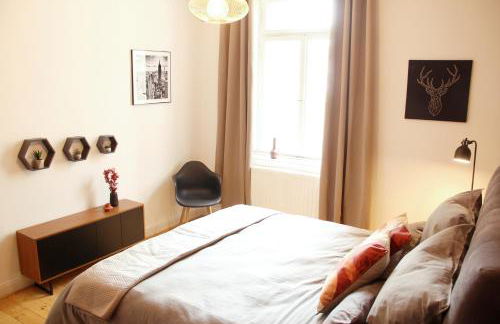 zentrales NewYork-Designapartment mit 2 Betten nahe Messe l Flughafen - Photo 20