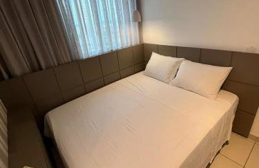 Flat Beach Class Excelsior - Apto Completo para 4 pessoas vista rio e mar - Foto 37