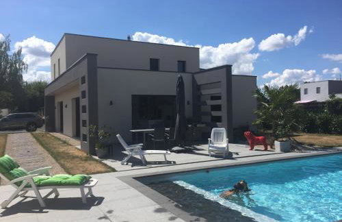 Villa au calme Amboise Piscine chauffée & Spa - Foto 4
