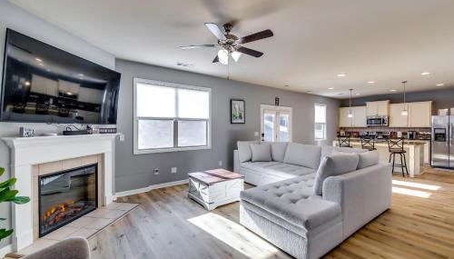 Open Plan Arcade Home with Natural Hardwoods Sleeps 10 - Foto 4, heating