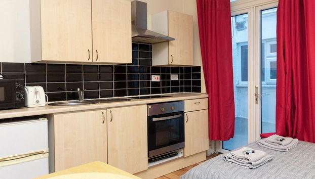 Cosy studio flat in the Polygon - Foto 5, Cocina privada