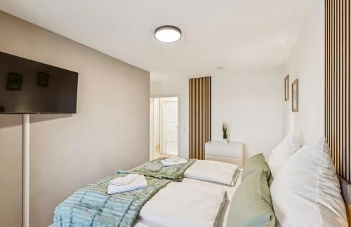 Skyview Apartment mit Balkon & Parkplatz - Foto 17