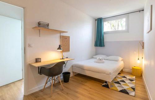 Le Green, appartement rénové, 4 chambres et jardin - Foto 7