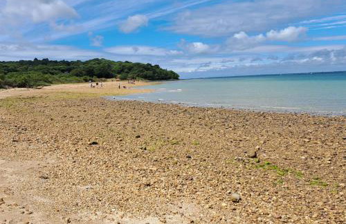 luxury new 3 bed caravan with stunning sea view on private beach in Thorness bay - Foto 34