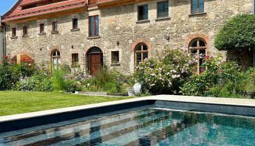 Historischer Kornspeicher mit Pool am Selketal, Natururlaub im Harz - Photo 2