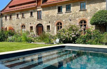 Historischer Kornspeicher mit Pool am Selketal, Natururlaub im Harz - Photo 2