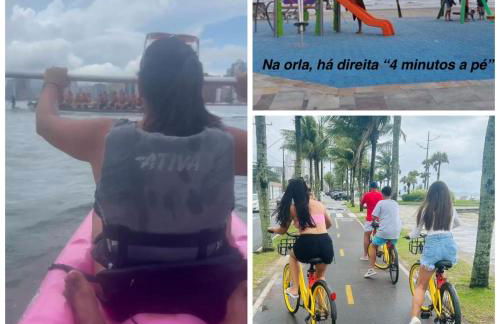 APTO BEIRA MAR - ACONCHEGANTE _ VARANDA GOURMET - WIFI - NETFLIX - TV A CABO - PRAIA GRANDE - Photo 35