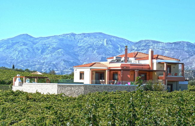 Cretan Vineyard Hill Villa Private Pool, Panoramic View, Beautiful Vineyard - Photo 31