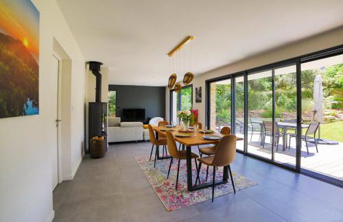 Villa du Golf Baden 4 chambres 8 personnes Golfe du Morbihan Terrasse & BBQ - Foto 13