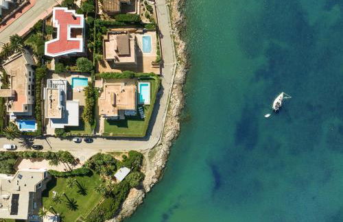 NEW! Villa ESPERANZA, Can Marilla, Front Sea View, Pool, AC, BBQ - Foto 49