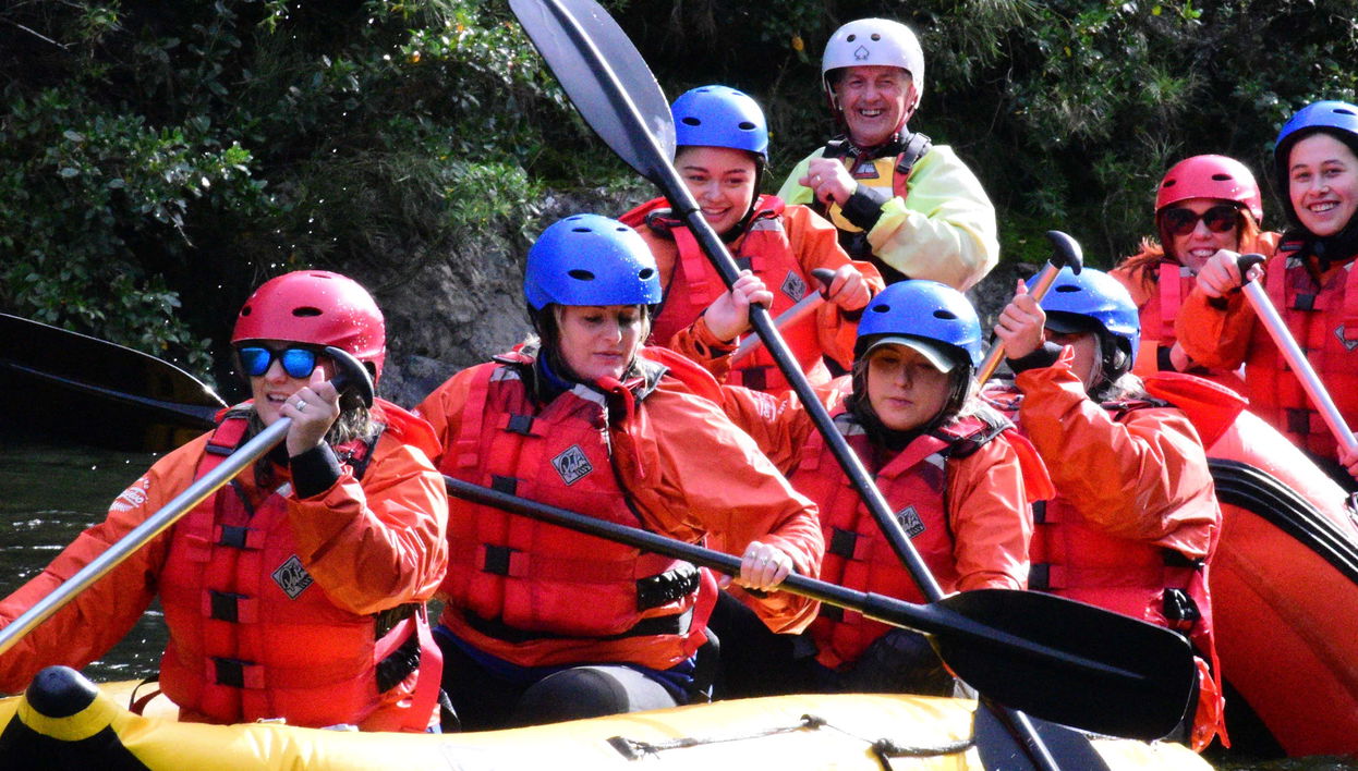 Rafting no rio Hutt