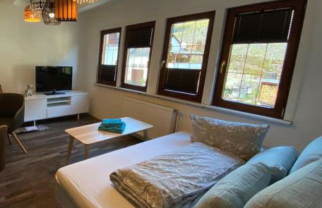 Schöne Ferienwohnung Burgruine Fachwerkhaus - Photo 3