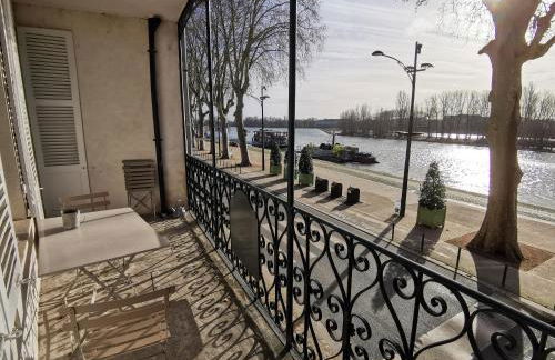 Appart Gîte Les Oiseaux- face Loire Quai du Châtelet - Foto 11