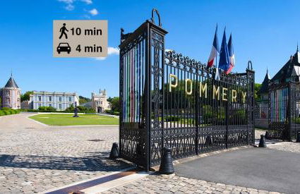 Maison meulière du 34e Sacre, à proximité du Domaine Pommery - Foto 29