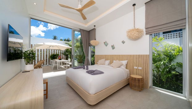 Modern Open Design 4BR Pool Villa Mina - Foto 2, Habitación