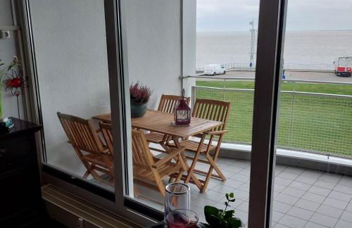 Studio mit Meerblick und großer Loggia - Direktzugang zur Nordsee - Foto 12