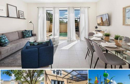 Charming 3BR Townhome Private Pool Walk to Clubhouse 9 Min Disney - Foto 1