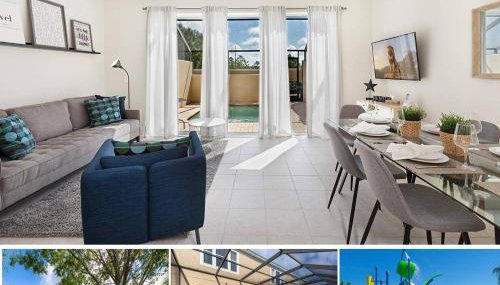 Charming 3BR Townhome Private Pool Walk to Clubhouse 9 Min Disney - Photo 1, Other