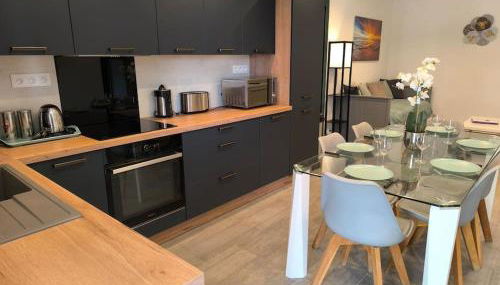 Rez de Villa au calme piscine chauffée, terrain pétanque - Photo 4, stove, dishwasher, pet friendly, toaster