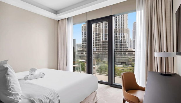 Luxurious 3-bedroom Apartment Facing Burj Khalifa in The Address Dubai Opera - Foto 4, Habitación