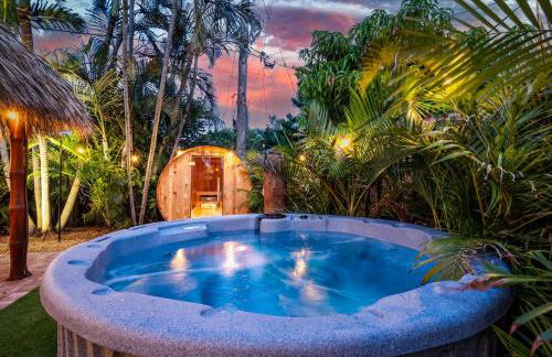 Delray Retreat Heated Pool Sauna Cold Plunge Games - Foto 51