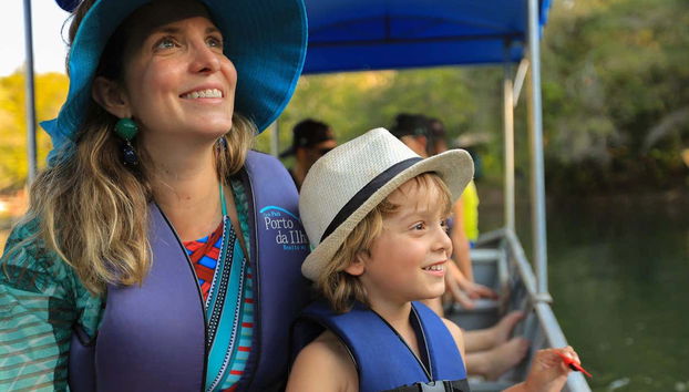 Admirando as paisagens do rio Formoso