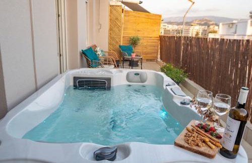Hot tub with Acropolis view 1 minute from METRO TRAIN - Foto 20