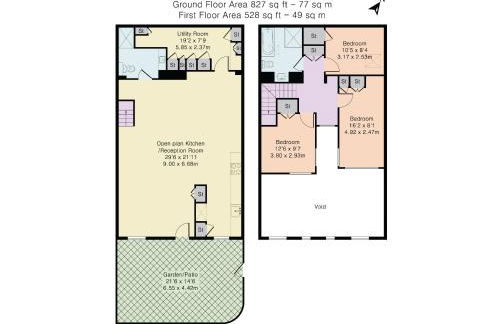 Schoolbell Mews full 3 bedroom 2 bathroom architect designed mews house Fabulous Bow, Victoria Park Location - Foto 31