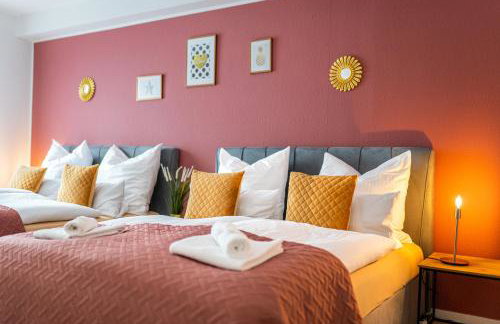 Golden Design Apartment, Zentral, Familie und Business, 1000 Mbit - Foto 1