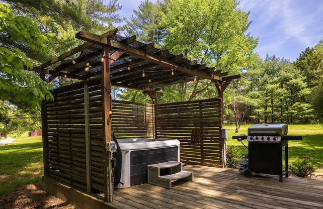 Lake View Hot Tub Modern A-frame - Foto 48