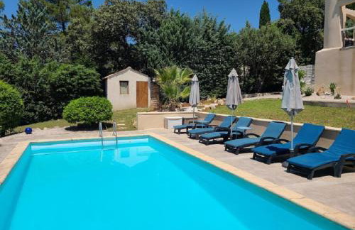 Magnifique villa piscine clim vue dominante 6 couchages - Foto 14