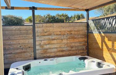 Gîte & Spa Le Villemachois - 4 étoiles - Jacuzzi couvert - Calme et Indépendant - Clim - Parking - 5 min Carcassonne - Foto 7