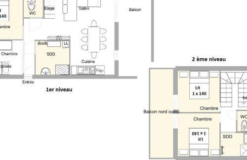 Appartement 5 pièces pour 8 pers. aux Saisies - FR-1-594-70 - Foto 16