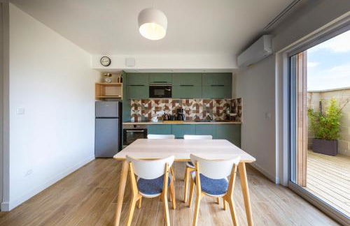 Les Amarres 6 pers Dunes et Mer Blériot plage - Foto 4