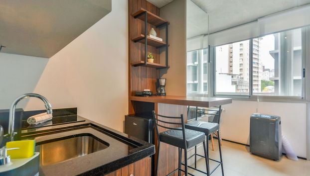 OBA 142 - Super Estúdio Frei Caneca - Photo 2, Cuisine privée