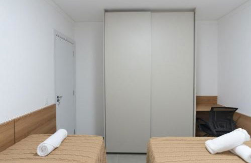 Central Novo 2 Qtos com ar, academia e lava e seca - Foto 12