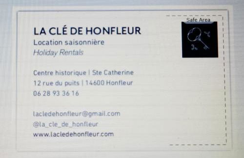 -Parking privé -Maison Entière -Balancoire en intérieur-Coeur historique -La Clef de Honfleur - Foto 11